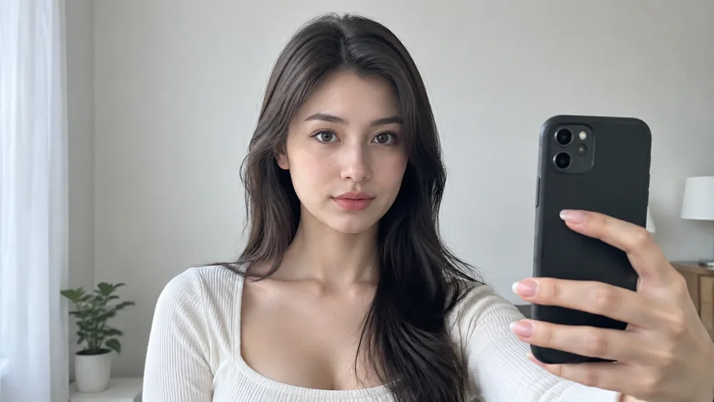 Taking a passport selfie at home